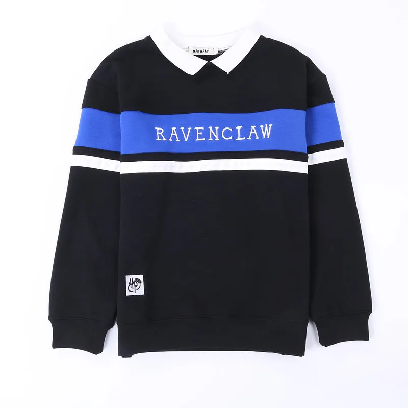 only hoodie Hufflepuff джемпер униформа косплей Ravenclaw Толстовка Кофты Гриффиндор джемпер свитер толстовки Толстовка Униформа Слизерин - Цвет: only hoodie