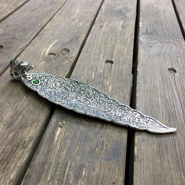 Подставка для благовоний подставка на тибетской серебристой основе