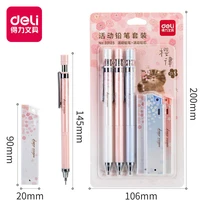 automatic pencil cute school students writing pencil with rubber 0 5 mechanical pencil 0 5mm portaminas de 0 5mm stationery