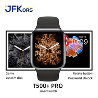 smart watch t500pro 1 75 inch game password unlock fitness bracelet for apple watch android ios pk iwo hw22 hw16 dt100 series 6