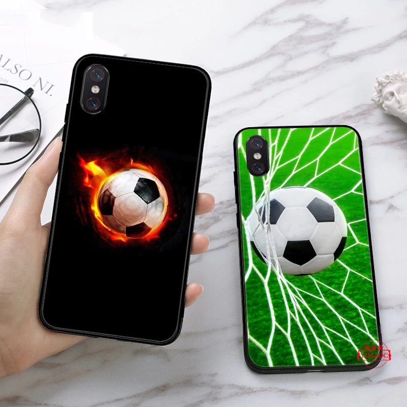 Футбольный Мягкий силиконовый чехол для Xiaomi 6 8 Lite 9 SE F1 A1 A2 A3 9T Pro CC9 CC9E Mix 2S Max 3 |