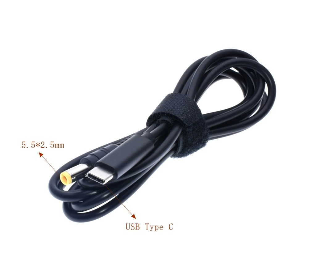 USB Type C PD зарядный кабель шнур Dc адаптер питания Jack конвертер в 12 штекеров для Lenovo