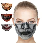 Горячая ужас Джокер рот маски Хэллоуин смерти для косплея Kagerou уход за кожей лица-Защита Велоспорт пятна дышащие ботинки вечерние маска Для мужчин Для женщин Для мужчин унисекс