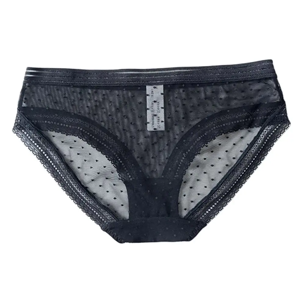 Сетчатые кружевные трусы Хип-трусы с заниженной талией пикантное Прозрачное