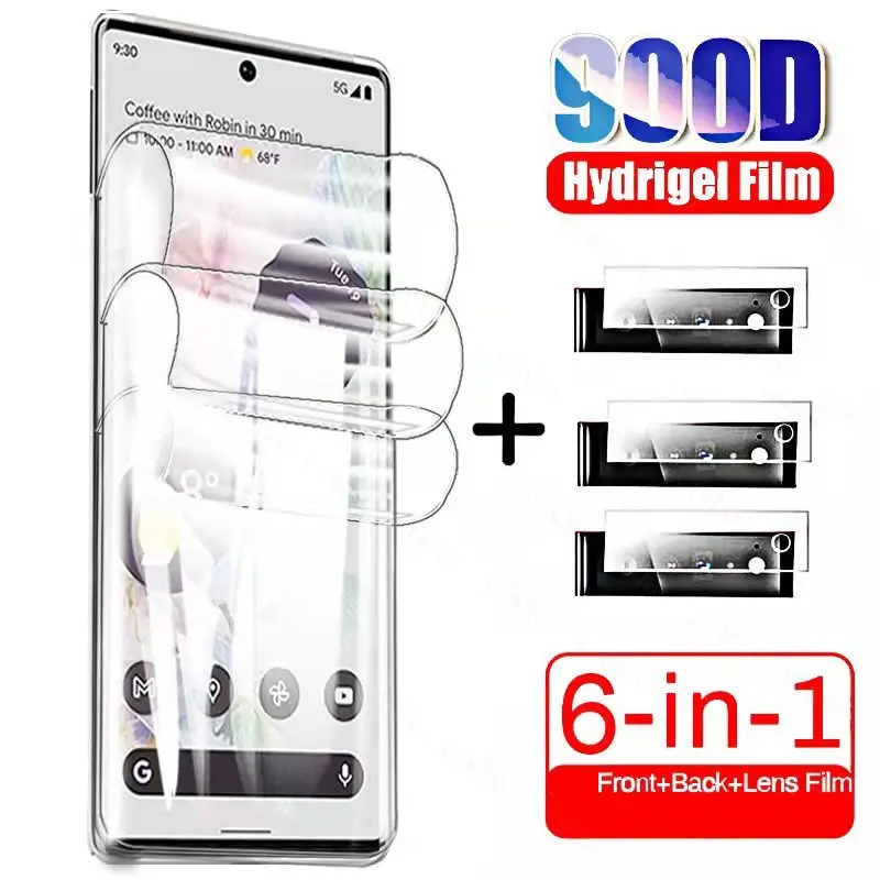 

Гидрогелевая пленка для объектива камеры Google Pixel 6 Pro, 6,71 дюйма, 5 А, 4 а