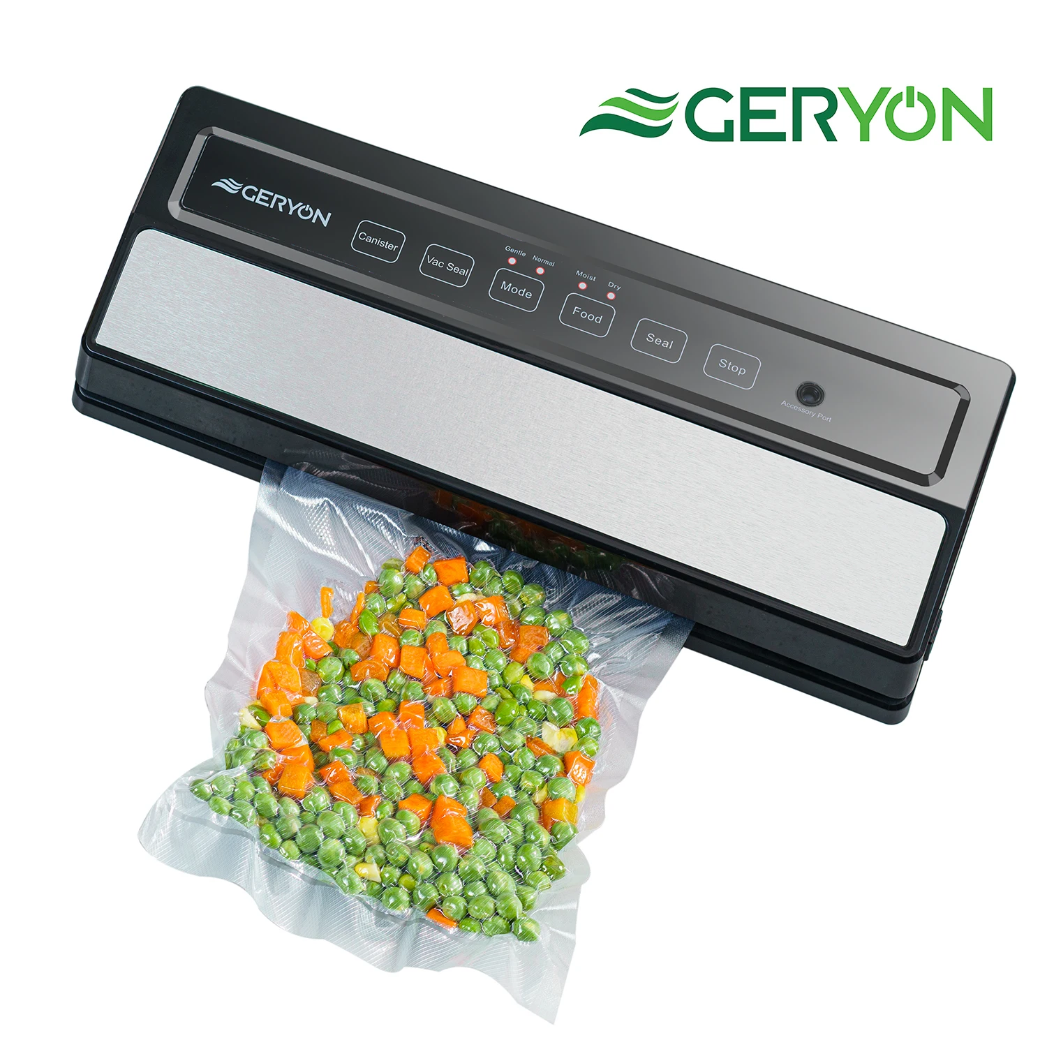

GERYON Household Vacuum Sealer Machine With Vacuum Bags Roll Sous Vide Vacuum Packing Machine For for Food Saver