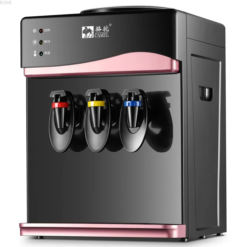 

Household Drink Dispenser Three Taps Warm Ice Warm Water Dispenser Home Gadgets Water Bottle Mini Drink Dispenser