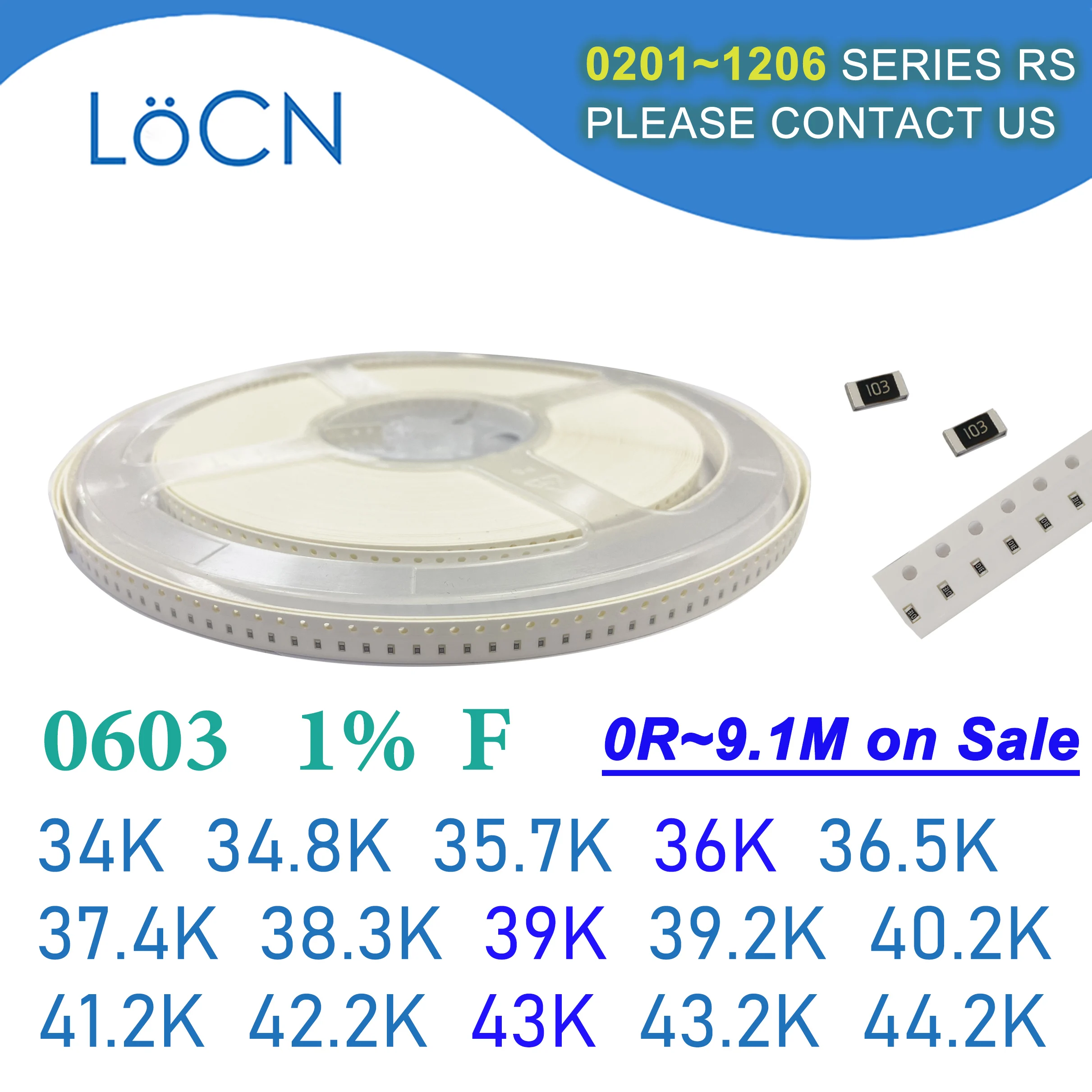 0603 1% 5000 шт. SMD резистор F 34K 34 8 K 35 7 36K 36 5 37 4 39K 38 3 39 2 40 41 42 43K 43 44 1608 Ом