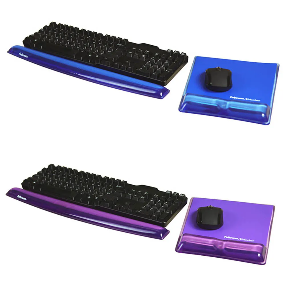 Нескользящий удобный мягкий силиконовый коврик для мыши с накладкой на запястье