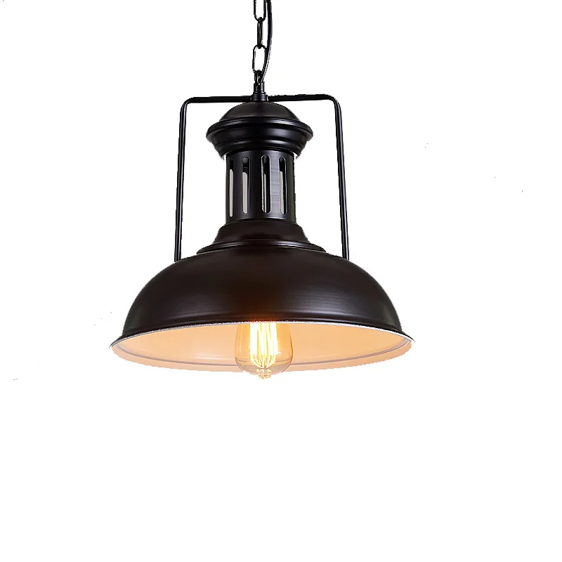 

Vintage Industrial Pendant Light Nordic Retro Lights Iron Lampshade Loft Edison Lamp Metal Cage Dining Room Countryside E27