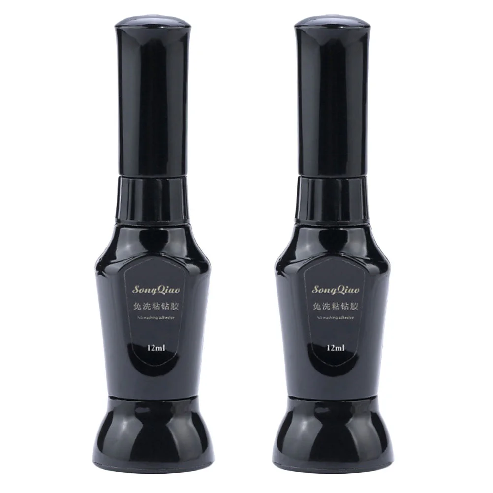 

2Pcs Manicure Manicure DIY Point Drill Accessories Manicure Supplies (Black)