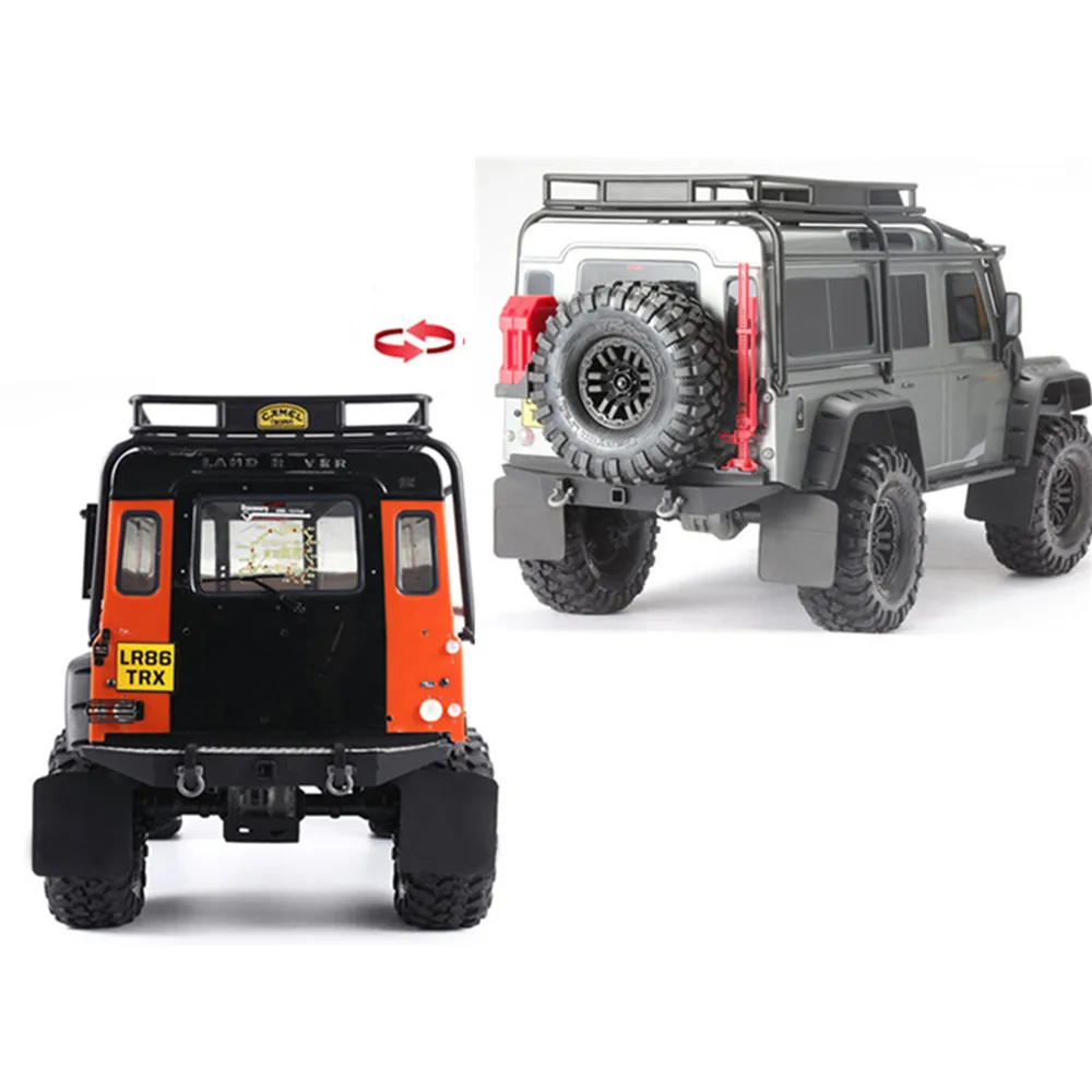 Rubber Front &amp Rear Mud Fender Mudguard with Metal Stand for 1/10 TRAXXAS TRX4 Defender D110 RC Car Parts | Игрушки и хобби