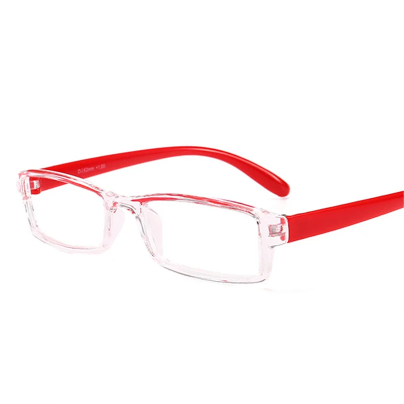 Ultra-light Reading Glasses Men Women Anti-fatigue Glasses Classic Resin Glasses for Sight Points+1.0 1.5 2.0 2.5 3.0 - Цвет оправы: Red