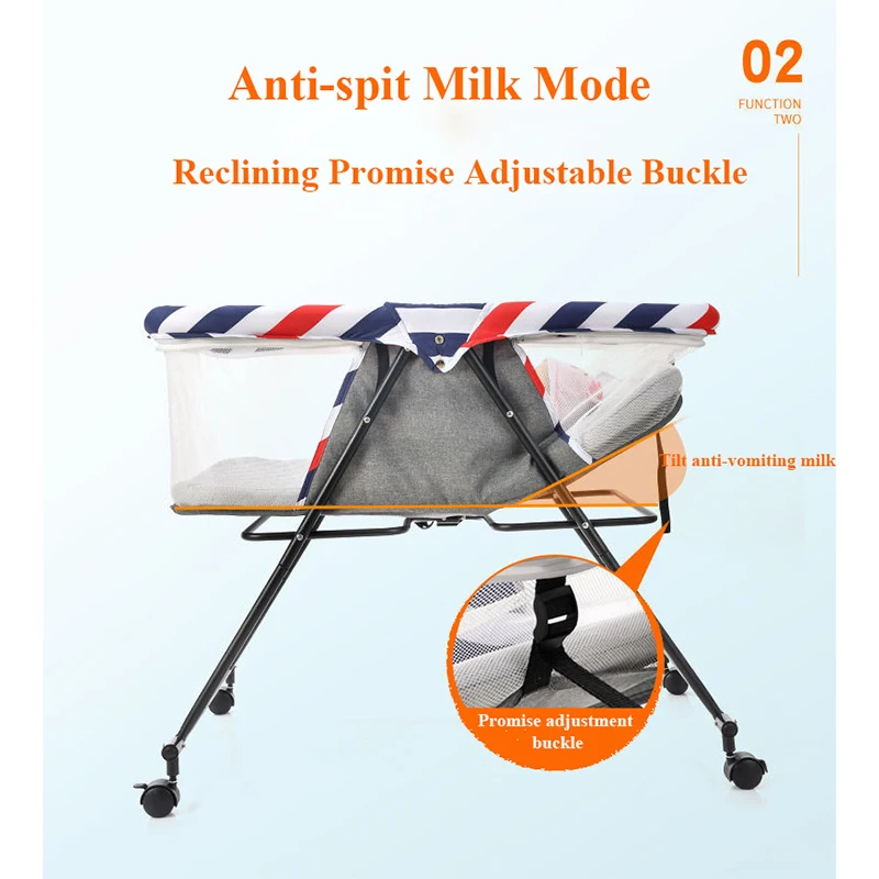 Детская кроватка детская тележка для новорожденных дорожная кровать переносная