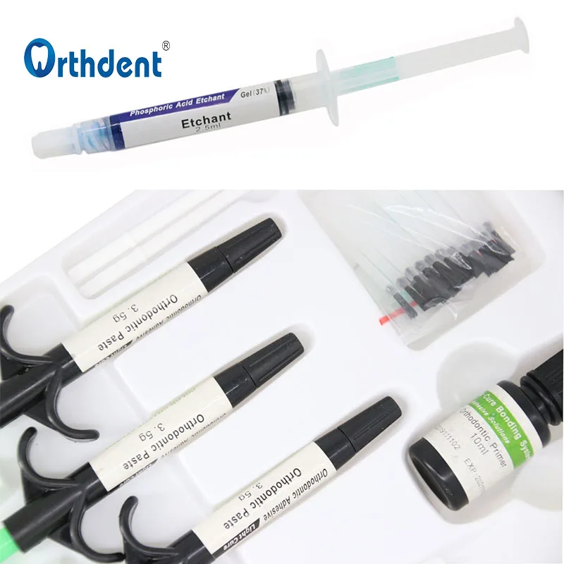 Ортодонт Ортодонтическая клейкая система Комплект Зубная композитная Смола
