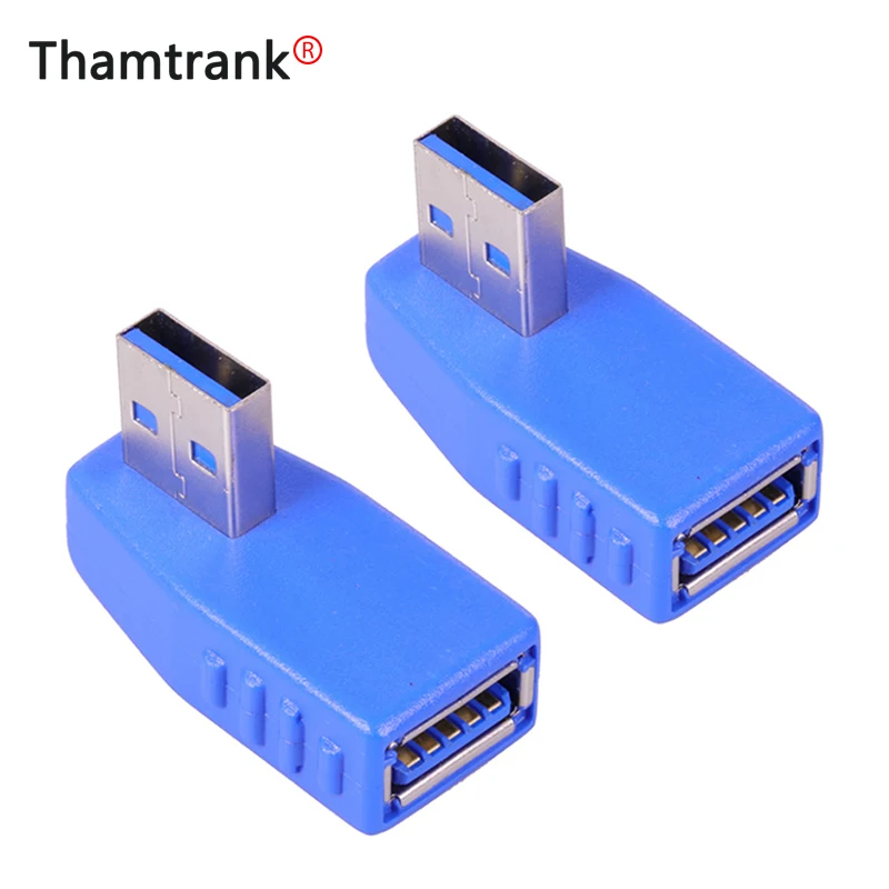 USB3.0 90 градусов локоть разъем 3 0 Версия usb A штекер к Женский адаптер|Соединители| |