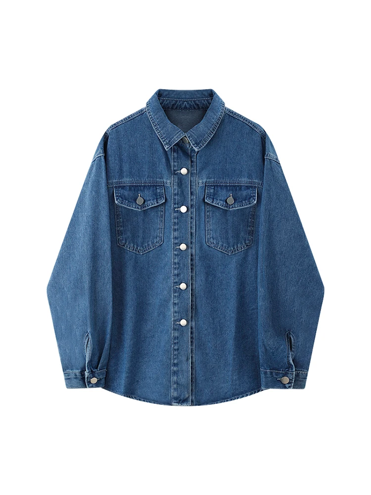 Новинка Осень 2021 женская рубашка в Корейском стиле с длинным рукавом блузка