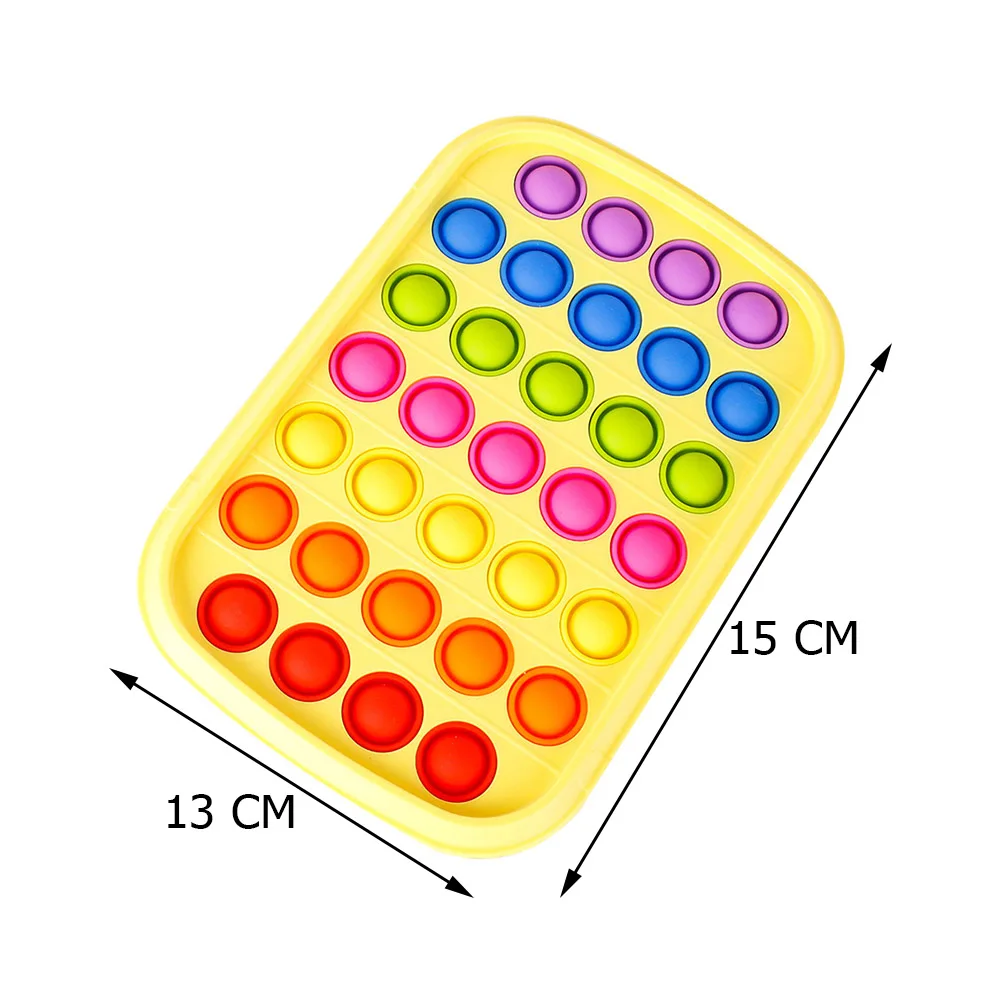 

Push Bubble Sensory Toys Autism Relief Stress Relief Anti-stress Adult Children's Puzzle Rubber Decompression Toys