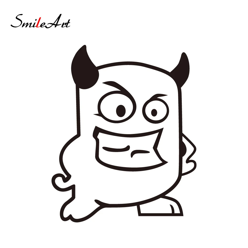 Новые наклейки демона для автомобилей Стайлинг автомобиля забавные Авто и