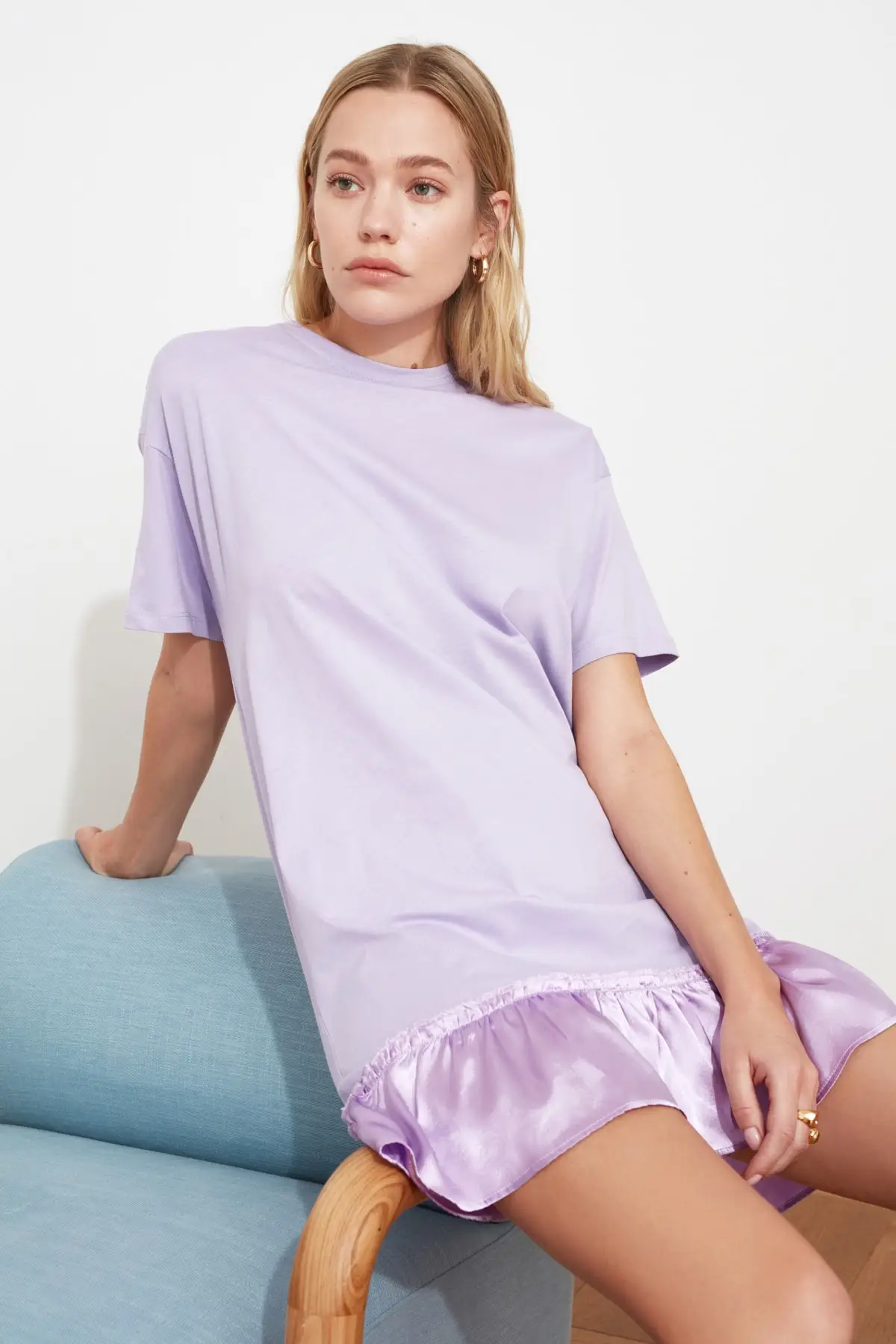 Trendyol Woven Detailed Knit Dress TWOSS21EL0483