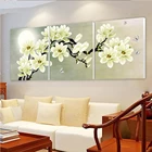 Плакаты с орхидеями, Триптих, 3 шт., настенные художественные картины, домашний декор аксессуары для картин для украшения гостиной