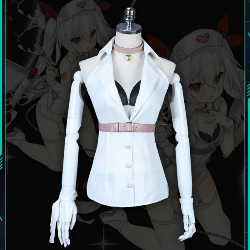 Azur Lane No.130 вампира белый костюм для косплея дьявол косплэя из медсестры платье