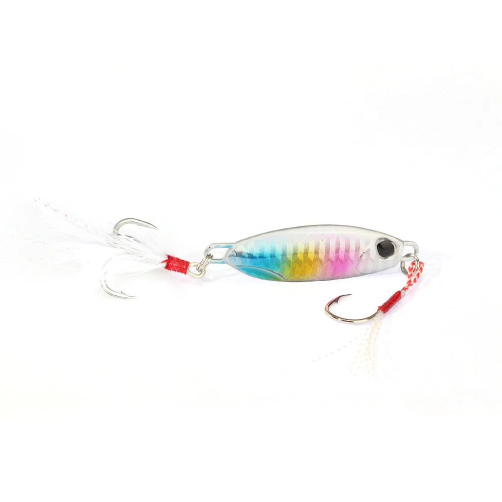 1 шт. литого металла джиг ложка медленно тряски Jigbait 10 г/15 г/20 г/30 г литья Отсадочная