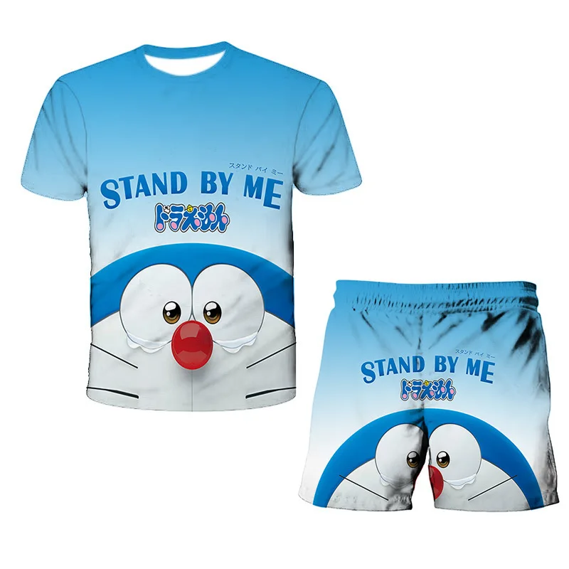 

Boy sports football pattern print set summer new style children fashion casual jacket short sleeves + beach pants 2 piece set ch