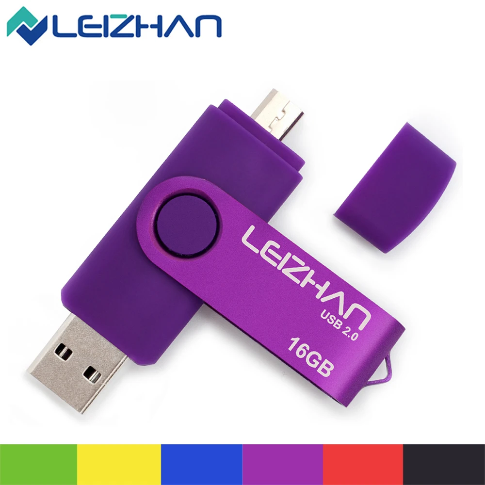 LEIZHAN Micro Flash Drive 4GB 8GB 16GB 32GB 64GB 128GB Pen OTG Memory Stick Wholesale Laptop U Disk USB | Компьютеры и офис