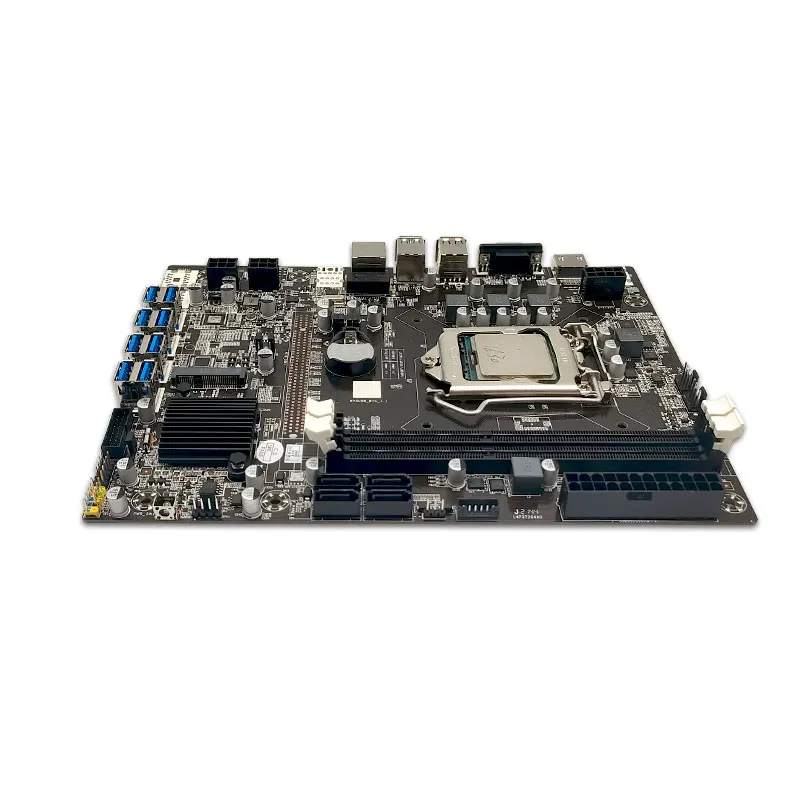 New TF B75-USB Mining Motherboard LGA115 DDR4 Support CPU+SATA DVI for Miner Dropship BTC Machine Bitcoin |