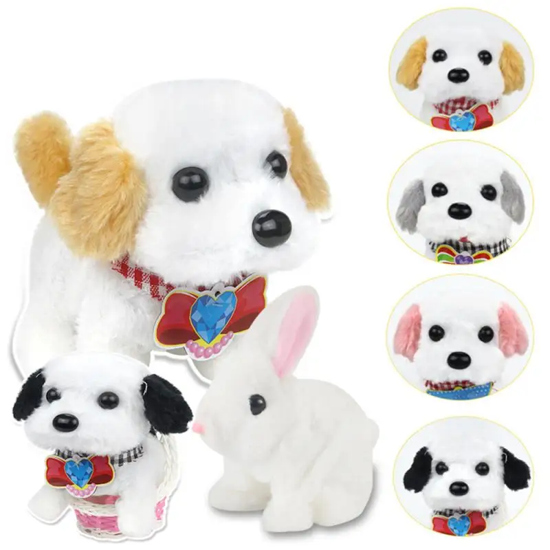 

Funny Toys Electric Plush Toy Stuffed Animal Toy Electronic Music Pet Dog Educational Toy Make Sounds Shake Without Battery