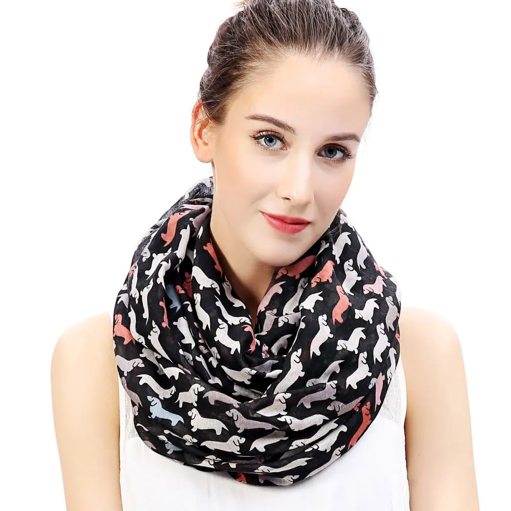 Маленькая Собака Такса с рисунком животных Женский легкий подарок аксессуары