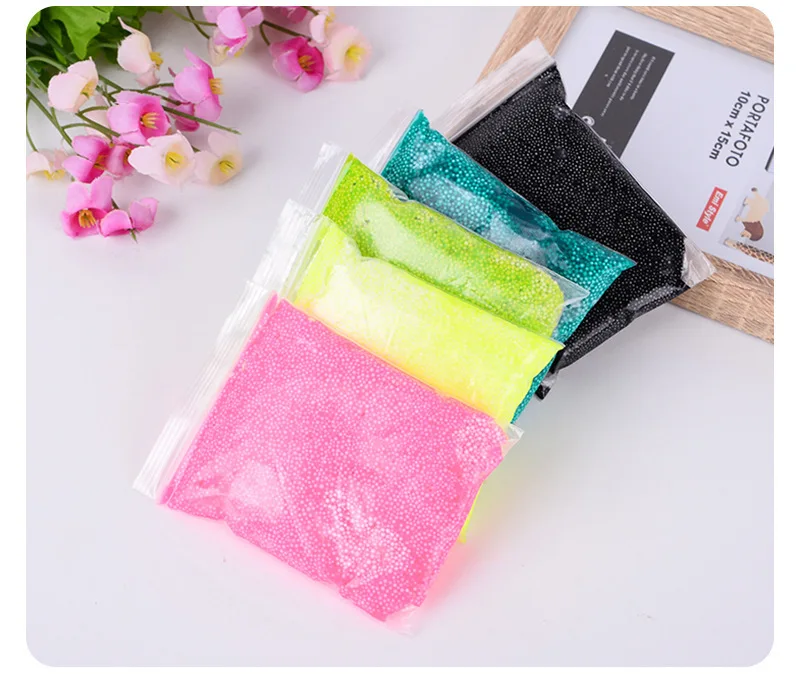 24 Colors Snowflake mud Slime Clay Ball Supplies DIY Light Soft Cotton Charms Slime Fruit Kit Cloud Craft Antistress Kids Toys