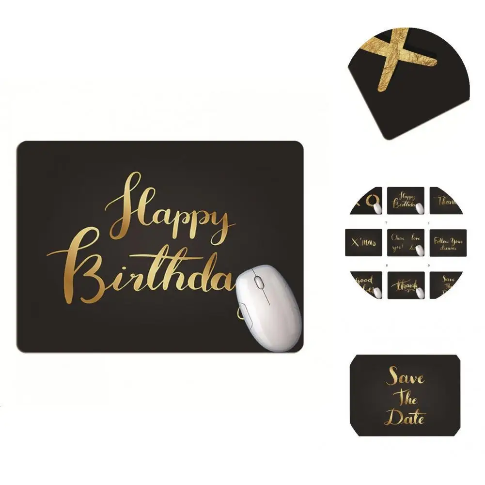 

Convenient Creative Letters Mouse Mat Mouse Mat Eco-friendly Fine Workmanship