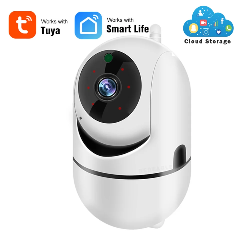 

REDEAGLE Tuya 1080P HD Wireless Cloud Storage Wifi IP Camera Baby Pet Monitor Smart Motion Detection Alarm Push IR Night Vision