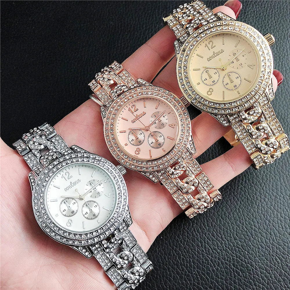

NO.2 Korean simple business casual wild quartz watch three eyes factory direct sales