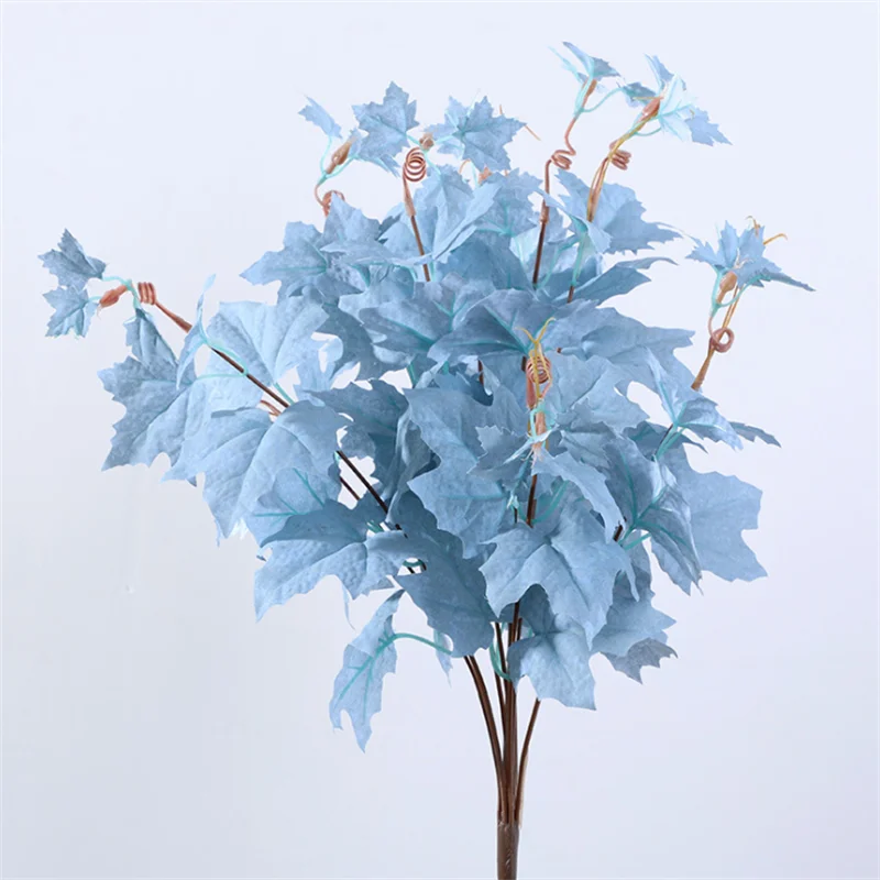 

Artificial Plant Leaf American Maple Leaf Bunch Wedding DIY Home Restaurant Office Hotel Party Decoration Photography Props