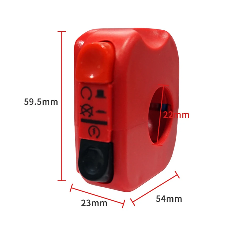 Универсальный 7/8 &quotруль мотоцикла крепление старт/стоп вкл/выкл кнопка правая