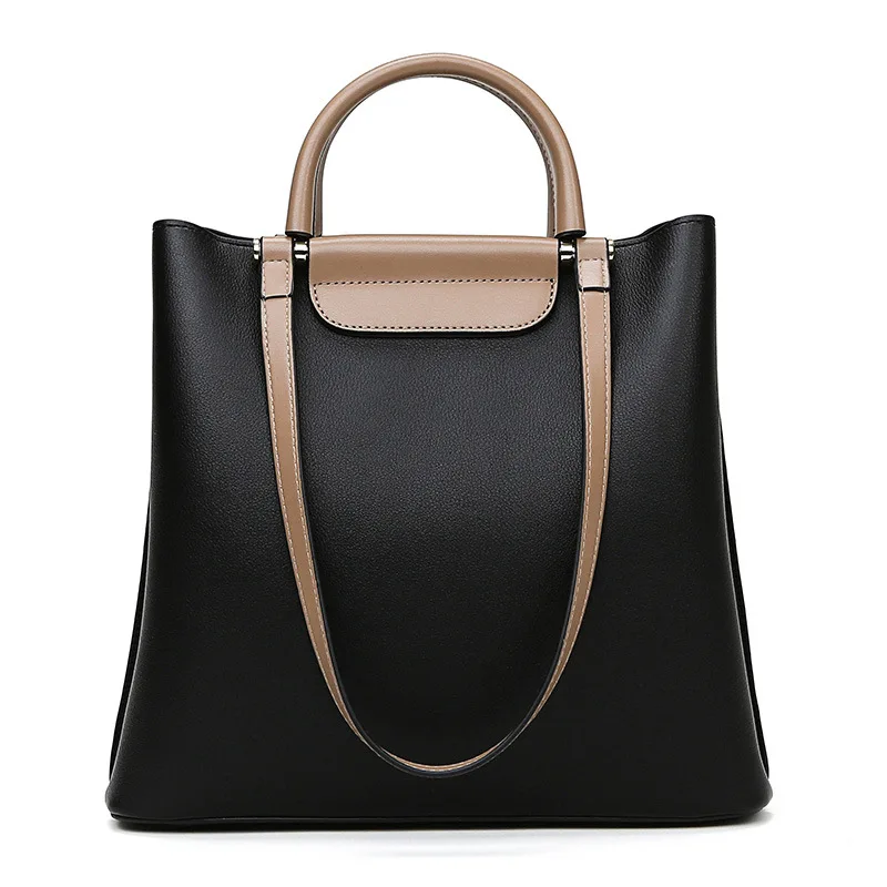 

New High Quality Pu Leather Bag Female Shoulder Woman Bags 2021 Fashion Handbag Designer Top-handle Lady Bag Casual Shopper Tote