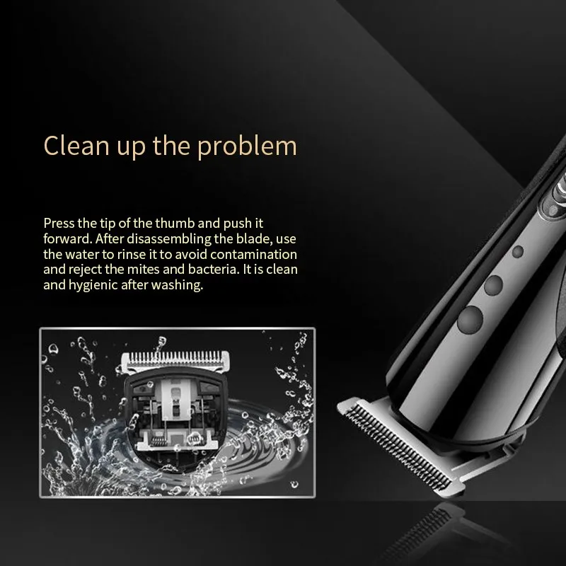 Профессиональная электрическая машинка для стрижки волос триммер бороды и