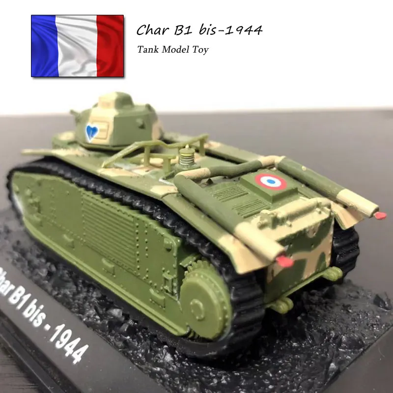 Новинка 1/72 масштаб военная модель игрушки мировая война Франция Char B1 средний бак