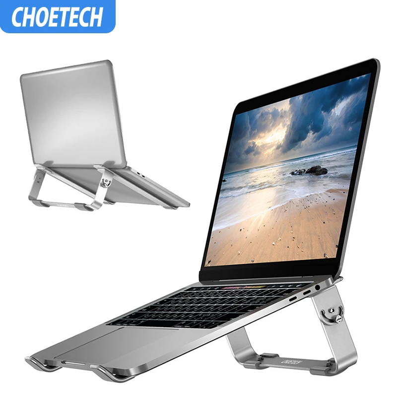 CHOETECH Mackbook регулируемая алюминиевая подставка для ноутбука, совместимый с Apple MacBook Air MacBook Pro портативный ноутбук