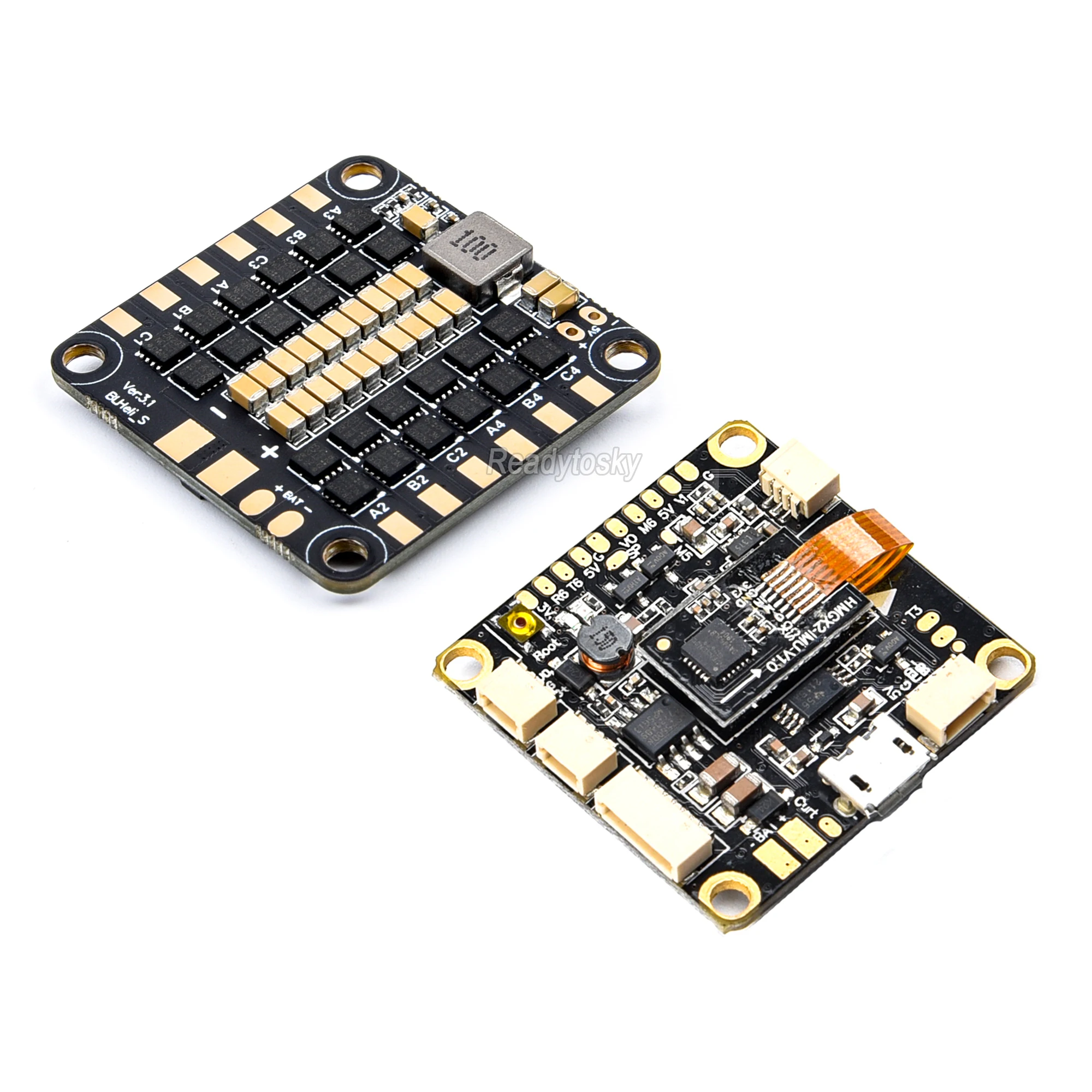 Control de vuelo 30A / 35A 4 en 1 ESC y F4 V3S V3 PRO, filtro de imagen integrado, OSD / F4 / F4 PRO V2, para Dron FPV RC-4