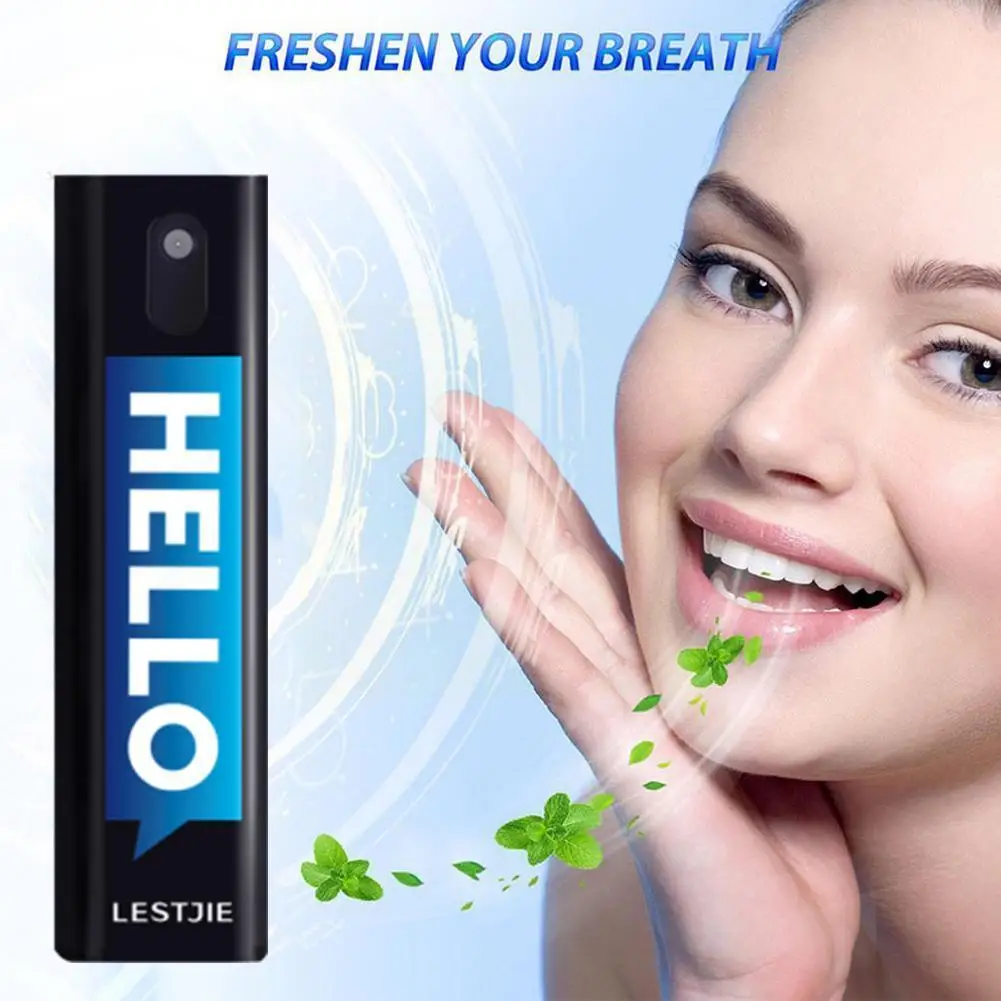 

Mint Mouth Spray Mouth Freshener Portable Herbal Mouth Refreasher Spray Care Tool for Adult Bad Breath Treatment J7D3