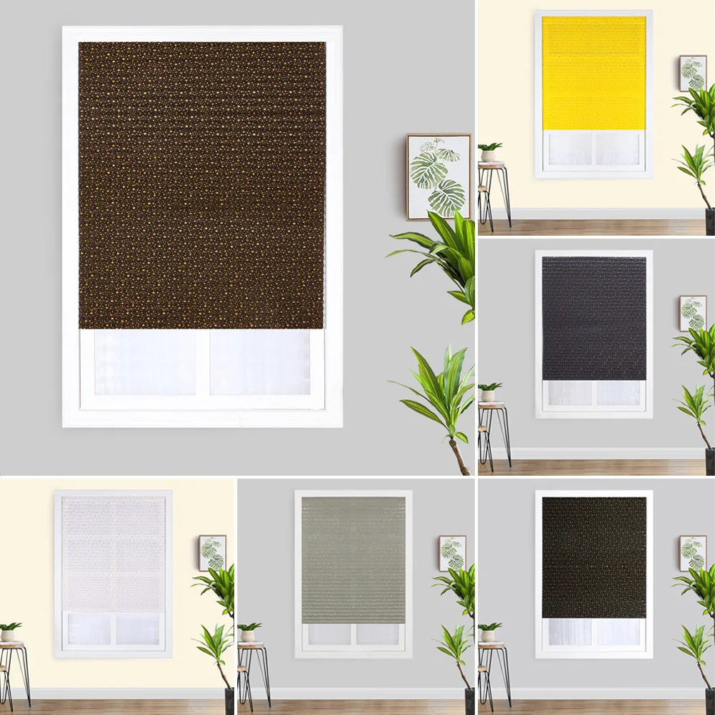 Самоклеящиеся плиссированные жалюзи светонепроницаемые оконные шторы для кухни