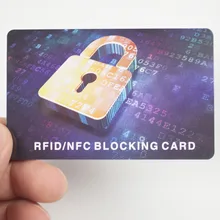 Protector de tarjeta de crédito RFID, bloqueo de señales NFC, escudo seguro para pasaporte, monedero