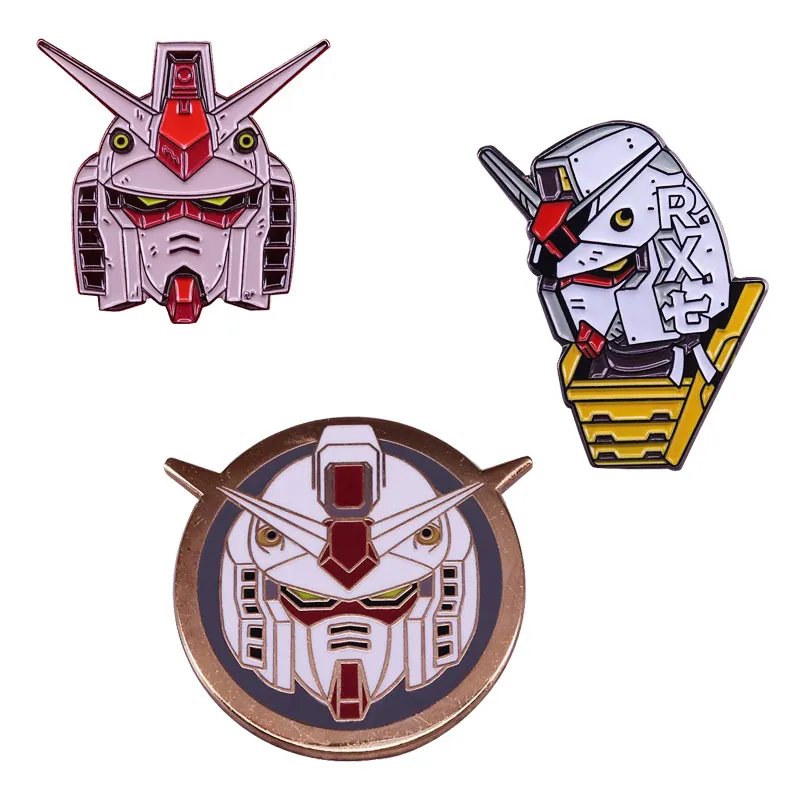 Gundam Enamel Pin giant robots pin Japanese Anime Manga brooch | Brooches