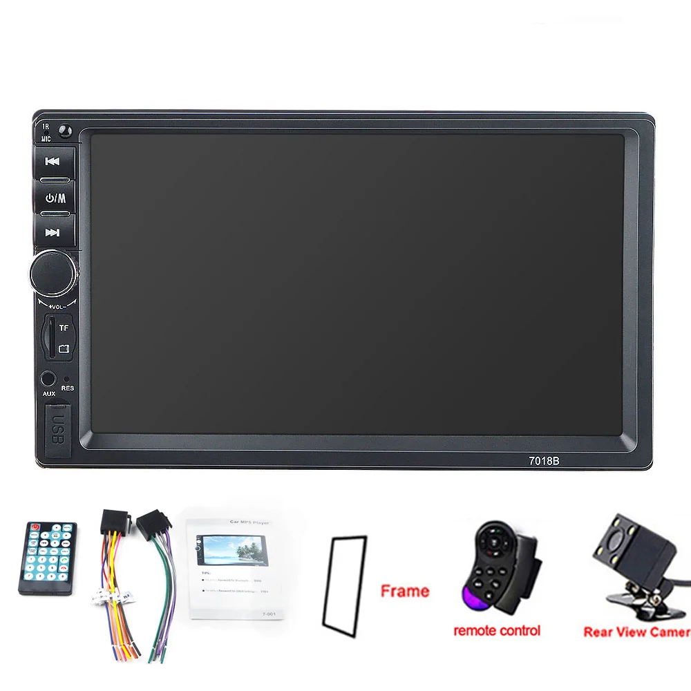 frame control camera Автомагнитола 2din плеер Зеркало Ссылка Авторадио общие модели автомобилей 7 ''дюймовый ЖК сенсорный экран Bluetooth Авто Стерео камера заднего вида - Цвет: frame control camera