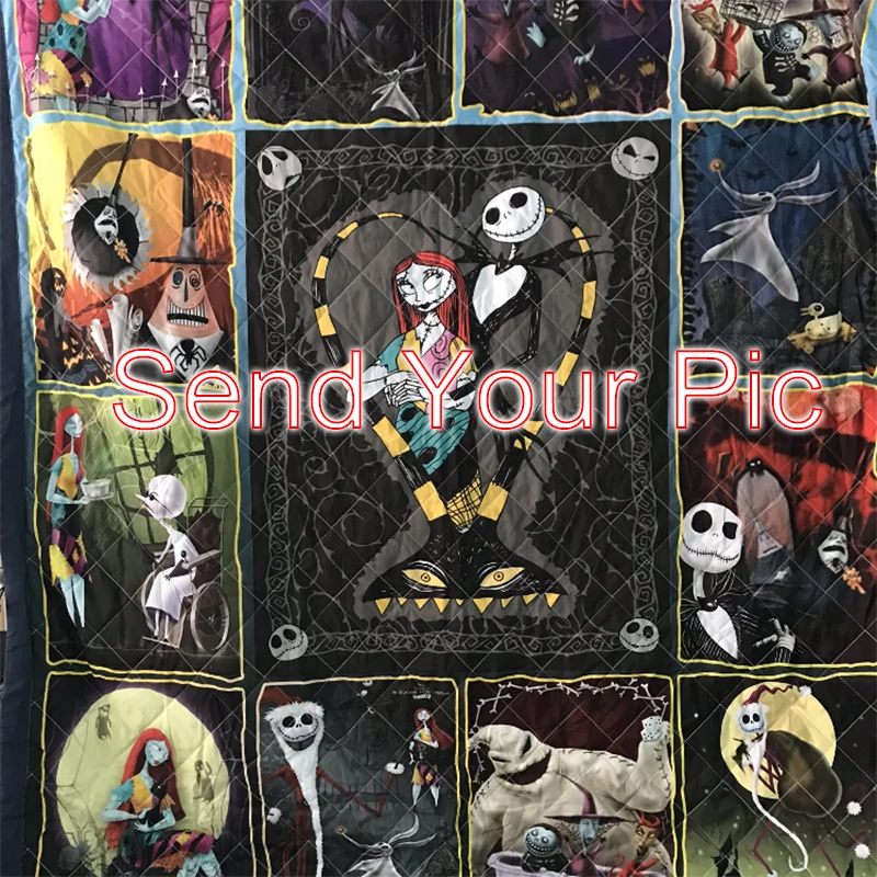 Индивидуальное одеяло для кровати индивидуальное с принтом пододеяльник