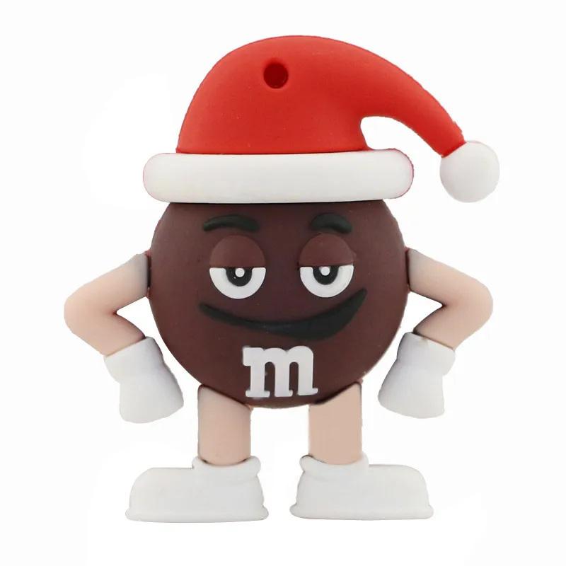 Вeчeринки yкрaшeнa шоколад M & Usb 2 0 флэш накопитель ГБ 4 8 16 32 64G 128G 256G карта памяти